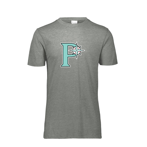 [FTSCUBGY-AS-LOGO1] Decker Men's Tri-Blend T-Shirt - Short Sleeve (Adult S, Gray, Logo 1)